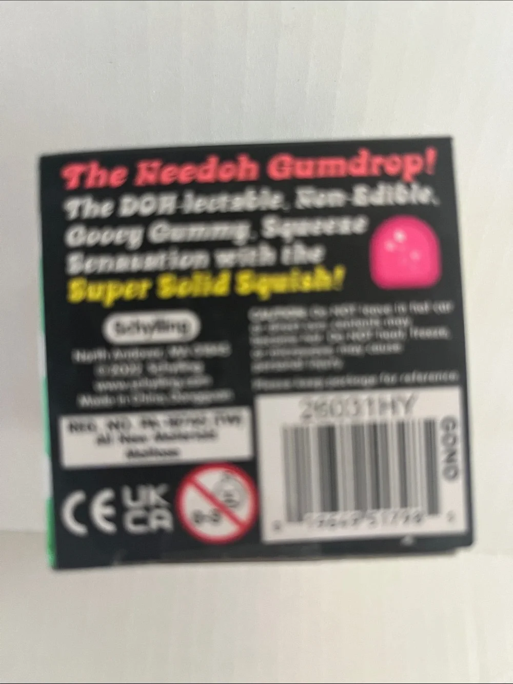 NeeDoh Gumdrop Super Solid Squish - Blue